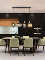 Lámpara Colgante de Cristal LED E12 de Diseño Europeo Moderno para Hotel, Escalera, Proyecto de Iluminación Elegante para el Hogar