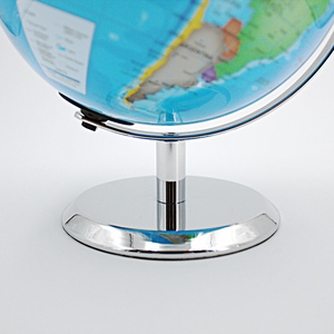 Luz de globo terráqueo de Pvc iluminada en base metálica de 5 diámetros Mapa político Geográfico educativo con lámpara - Product Image 3