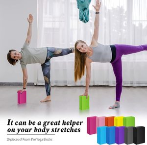 Durable Supportive Soft Non-Slip <strong>Foam</strong> Surface <strong>EVA</strong> <strong>Block</strong> for Yoga General Fitness Pilates Stretching Yoga Brick - Product Image 4