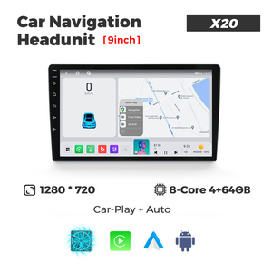 MEKEDE <strong>X10</strong> X20 Car-play Android Auto Radio IPS Screen UIS8581 BT5.0 2+32G 8core for Universal hyundai bmw Audi benz Toyota vw - Product Image 1