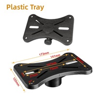 Support d'enceinte universel multi-styles en ABS ou métal de haute qualité, plateau de support audio fixe et inclinable
