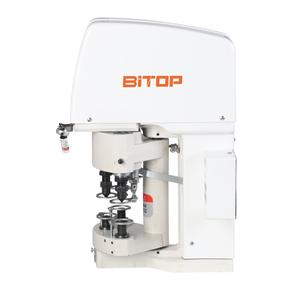 Machine à presser les boutons-pression à trois têtes BT-3808E, modèle très vendu, pour boutons de différentes tailles - Product Image 2