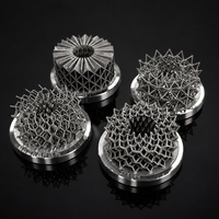 Disipador de Calor de Rejilla Radial Impreso en 3D de Metal para Refrigeración de Motores, Electrónica y Aeroespacial