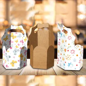 Wholesale Kraft Paper Gift Flower Boxes Packaging. Flower Corrugated Cardboard Boxes Packaging