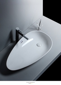 <b>Side</b> drain ceramic above counter basin basin wash basin washing machine cabinet creative wash basin basin wash <b>table</b> - Product Image 6