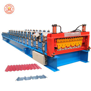 상품의 새로운 도착 더블 레이어 지붕 패널 롤 성형 기계 더블 레이어 Ibr 루핑 시트 기계 - Product Image 1