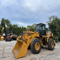 Chargeuse sur pneus CAT 966H d'occasion d'origine japonaise, grande benne, pelle robuste pour le chargement de sable, de terre et les travaux de construction dans l'exploitation minière