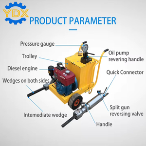 Spaccapietre Idraulico, Attrezzatura per Demolizione Statica, Equipaggiamento Minerario, Utensili per Demolizione di Calcestruzzo - Product Image 6