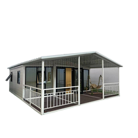 Fabricant ZMZ Maison mobile en conteneur pliable extensible de 2 chambres à coucher 20 pieds 30 pieds 40 pieds