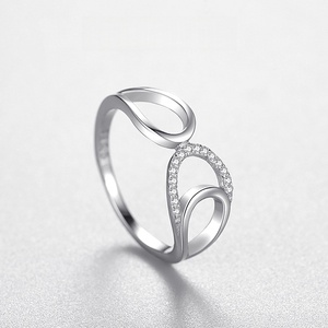 Ada Jewelry - Bagues pour femmes - Design populaire INS - Argent véritable 925 plaqué rhodium - Bagues pour femmes - Product Image 2