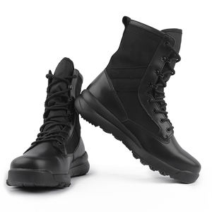 รองเท้าบูทผู้ชายแบบยุทธวิธี รุ่นใหม่ ขายส่งจากโรงงาน หุ้มข้อสูง ระบายอากาศได้ดี เหมาะสำหรับการต่อสู้ในทะเลทรายและกิจกรรมกลางแจ้ง - Product Image 3