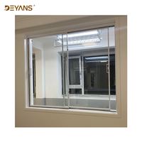 Fenêtres pliantes horizontales modernes certifiées CE ISO9001 en PVC avec double vitrage trempé insonorisé pour usage en cuisine