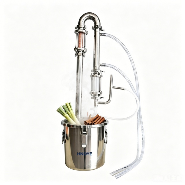 Crystal Tower Essential Oil Extractor Household Distillation Column for Alcohol Hydrosol