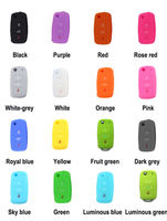 Funda de Silicona para Llave de Coche Volkswagen VW Polo Passat B5 Golf4 5 6 Jetta Tiguan Golf CrossFox Plus Eos Scirocco Beetle