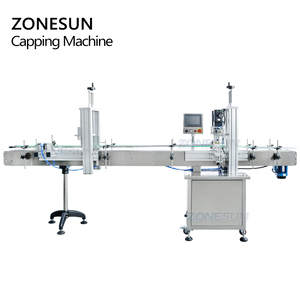 ZONESUN ZS-XG16DV <strong>Automatic</strong> Essential <strong>Oil</strong> Face Cream Cosmetic Glass Spray Bottle Caps Pressing Screwing <strong>Capping</strong> <strong>Machine</strong> - Product Image 6