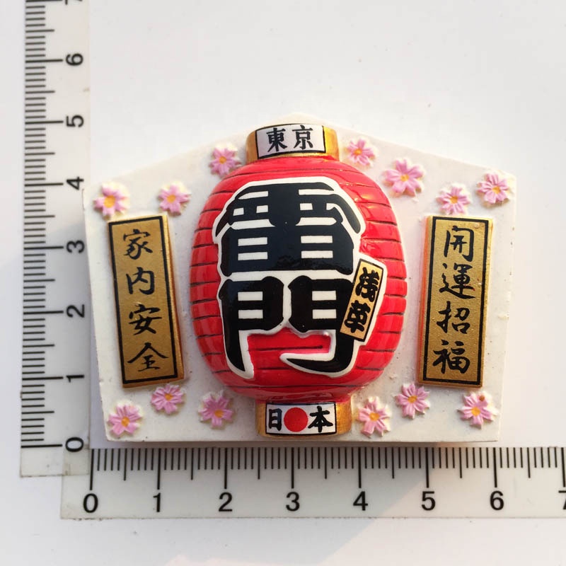 Japan Custom 3D Fridge Magnet Souvenir World City Souvenir Resin Fridge Magnetic