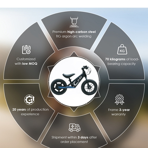 Trottinette Électrique Équilibré<span class=keywords><strong>e</strong></span> pour Enfants 12 Pouces en Magnésium, Sans Pédales, Type BMX, pour Bébés et Tout-Petits, Prix Usine - Product Image 3