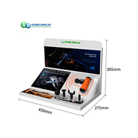 Affichage de magasin promotion présentoir publicitaire 10.1 pouces moniteur lcd verres acryliques vitrines promotion intelligente