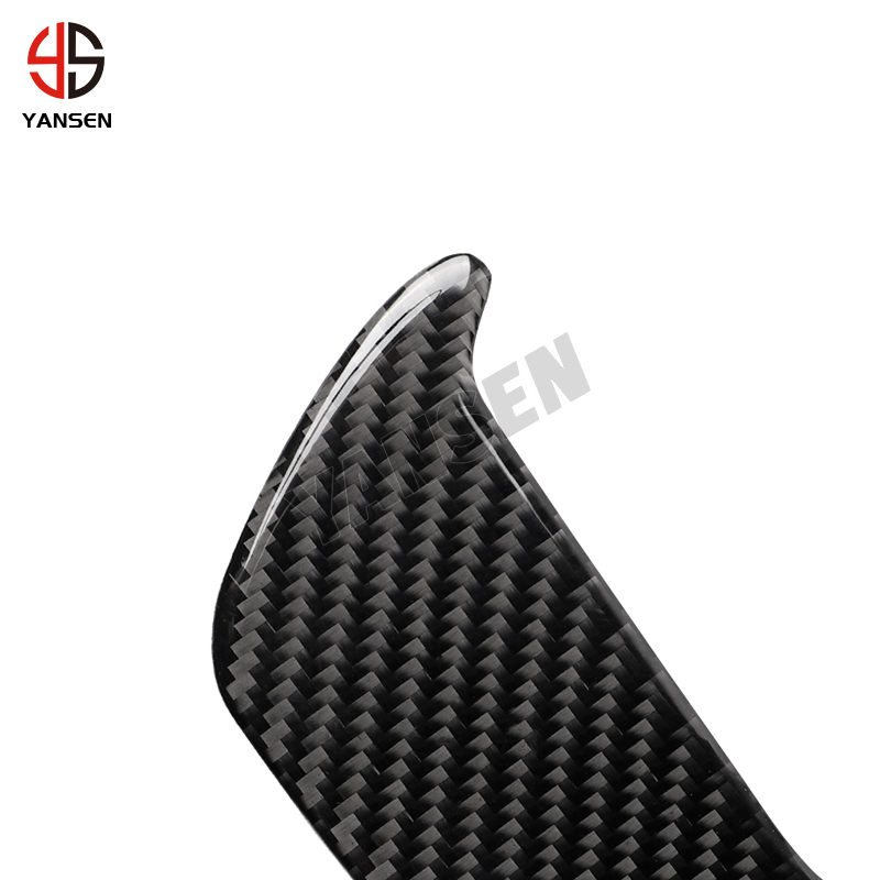Real Carbon Fiber Gear Shift Panel & Ashtray Cover Trim For BMW 5 Series E60 2004-2010