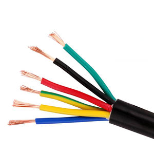 Câble gainé RVV <span class=keywords><strong>2</strong></span> <span class=keywords><strong>3</strong></span> 4 noyaux * 0.75 1.5 <span class=keywords><strong>2</strong></span>.5 4 câble d'alimentation de dispositif à noyau de cuivre carré - Product Image 1