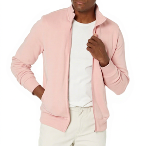 Sweat-shirt à capuche zippé intégral pour homme, en mélange de coton, décontracté, pour l'extérieur, personnalisable OEM ODM, fourniture en gros directe usine - Product Image 1