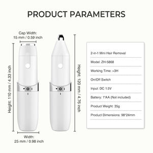 Tondeuse Électrique Nez et Oreilles, Rasoir Épilateur Sourcils pour Hommes et Femmes – Éliminateur de Poils Nasaux – Offre Spéciale - Product Image 6