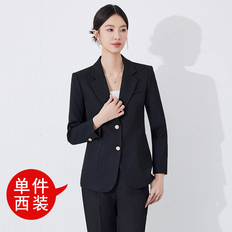 black suit