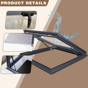 Fenêtre de toit à persiennes verticales automatiques Fuxing, en verre trempé, pour grenier et véranda - Product Image 5