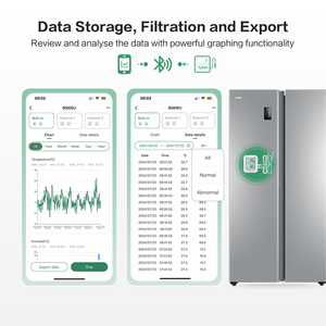 Sensores de Temperatura y Humedad Bluetooth de Larga Distancia con Pantalla LCD <span class=keywords><strong>BlueTag</strong></span> TH30 - Product Image 4