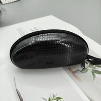 Étui rigide portable pour lunettes de soleil HY HYLXY en EVA épaissi, grand format, anti-pression, avec crochet et fermeture éclair