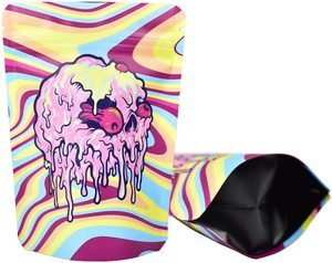 Sachet Mylar Doypack Personnalisé 3,5g Refermable Anti-Enfant, Anti-Humidité et Anti-Odeur pour Bonbons Comestibles et Gommes, Marque FDX - Product Image 6