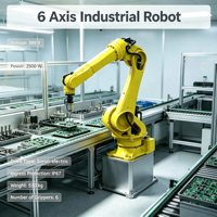 Bras robotisé industriel M-710IC/20M, charge utile de 20 kg, pour l'entretien des machines CNC, avec moteur à engrenages