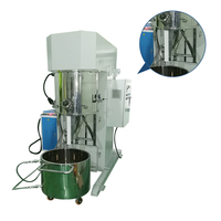 Mélangeur planétaire en acier inoxydable DPM-200L, mélangeur robuste pour matériaux à haute viscosité avec boîte de vitesses et capacité de revêtement