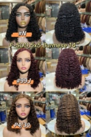Libérez votre diva intérieure : Perruque sans colle 5x5 de 14 pouces, boucles birmanes, extensions 99J, pour une coiffure bouclée glamour et accrocheuse.