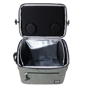OEM Best-Selling EVA 20L Insulated Cooler Bag Portable Outdoor Use Textile Zipper Closure Gray - Product Image 5