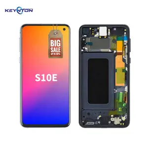 Pengganti LCD ponsel Samsung Galaxy S10E, untuk ponsel Samsung Galaxy S10E digitizer sentuh