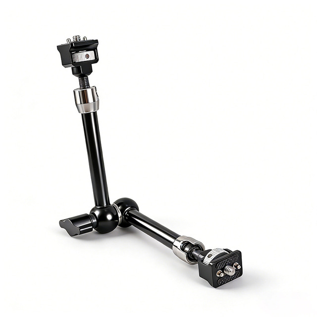 Aluminum Alloy Dual Arri Locating Articulated Magic Arm 11 Inch Magic Arm DSLR Camera Articulating Magic Arm Mount Bracket