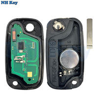 Clé de voiture à distance pliable VA2 433 MHz ID46 PCF7961 pour Renault Clio III Master Kangoo Modus Twingo Megane Fluence SM3 Mercedes