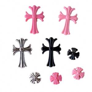 Mini Flatback Résine Charmes Croix Charmes Cabochon Artisanat Ornements Crème Colle Décorations Accessoires pour Bijoux Téléphone Cas - Product Image 2