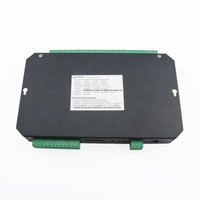Controlador LED RGB Programable de 8 Puertos K-8000C, Controlador de Píxeles LED con Tarjeta SD para Tiras de Luces LED RGB de Color Pixel SPI/DMX512