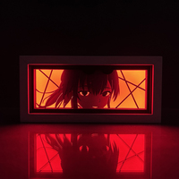Anime eye Light Box Honkai Star Rail Kafka Lightbox Personnaliser Manga Led Night Lamp Gaming Room Decor Veilleuse Animation