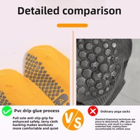 Chaussettes d'été d'intérieur mi-mollet en coton peigné tricoté antidérapantes pour femme, idéales pour le Pilates et le Yoga – Absorbantes et respirantes, personnalisables