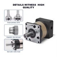 HPF-Serie 120mm Einzelverhältnis 3:1~70:1 Quadratischer Flansch Untersetzungsgetriebe für Textilverpackungsmaschinen Planetengetriebe