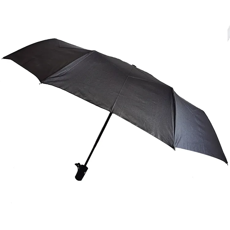 fiberglass ribs Automatic Open and close umbrella customer logo design OEM promotion umbrella for 3folding umbrella