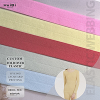 Élastique pliable en stock en Europe et en Amérique, bordure élastique pour bretelles de sous-vêtements et accessoires vestimentaires – Vente en gros
