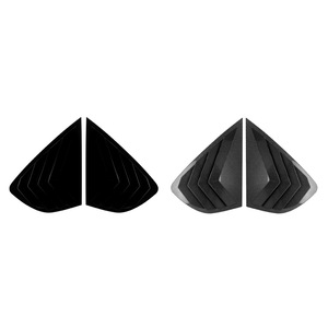 Calcomanía Triangular para Ventana de Subaru Impreza WRX STI 2008-2014 Hatchback, Textura de Fibra de Carbono Negro Piano, Adhesivo ABS - Product Image 4