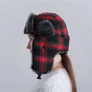 <span class=keywords><strong>Gorro</strong></span> de Invierno con Orejeras a Cuadros FF872, <span class=keywords><strong>Gorro</strong></span> Ruso de Soldado, Ushanka, <span class=keywords><strong>Gorro</strong></span> de Bombardero Eskimo, <span class=keywords><strong>Gorro</strong></span> de Trampero a Cuadros para Hombre y <span class=keywords><strong>Mujer</strong></span> - Product Image 2