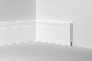 Rodapié Ps <span class=keywords><strong>blanco</strong></span> Premium de 15cm de alta calidad, línea de luz Led, moldura decorativa, accesorios para el suelo, zócalo <span class=keywords><strong>barato</strong></span> moderno - Product Image 5