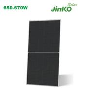 Panneau solaire monocristallin bifacial de type N Jinko Commercial 590W 595W 605W 610W 620W 625W 630W demi-cellule TUV HBC