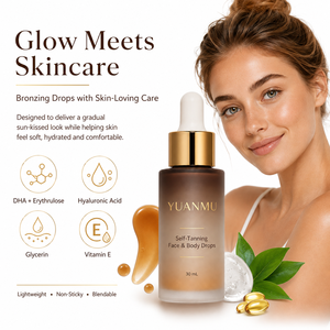 Accélérateur de bronzage naturel longue durée sans cruauté animale pour le visage et le corps – Gouttes autobronzantes - Product Image 3
